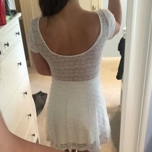 Ivory Lace Dress